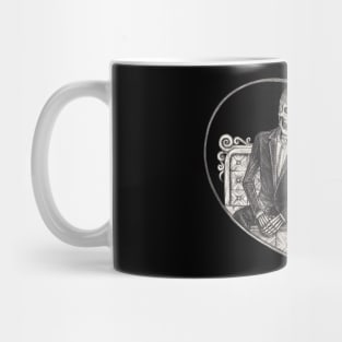 Skeletons lovers wedding. Mug